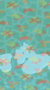 Benzersiz hareket dokusu tasarım sanatı ile profesyonel video düzenleme için modern soyut grafikler