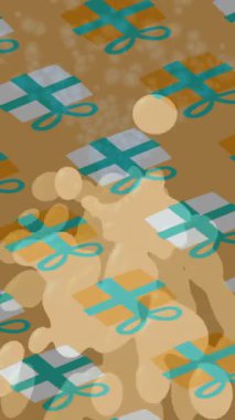 Lüks hareket projeleri için soyut tasarım stili animasyonu olan üst düzey dijital doku