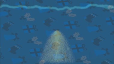 Organik desenli yüzey giriş stili video film sanatı ile soyut arkaplan tasarımı