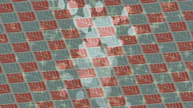 Estetik doku arkaplan tasarımı renkli hareket grafikleri ile moda film giriş profosyoneli