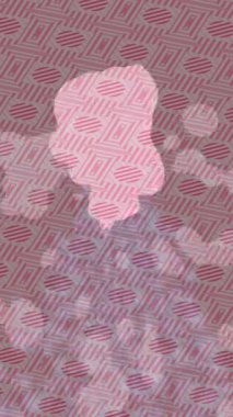 Organik desenli yüzey giriş stili video film sanatı ile soyut arkaplan tasarımı