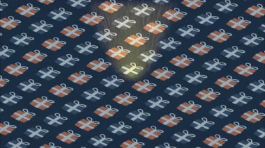 Benzersiz video giriş tasarımı projeleri için detaylı yüzey kalıbı film animasyon stili grafik girişi