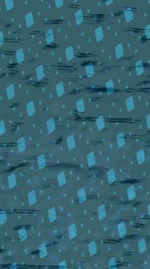 Lüks hareket projeleri için soyut tasarım stili animasyonu olan üst düzey dijital doku