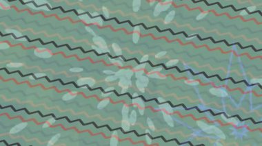 Organik desenli yüzey giriş stili video film sanatı ile soyut arkaplan tasarımı