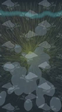 Estetik doku arkaplan tasarımı renkli hareket grafikleri ile moda film giriş profosyoneli