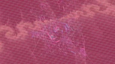 Modern medya üretimi için fütüristik dijital soyut doku sinematik tarz hareketli grafik ögesi