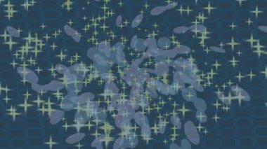 Soyut hareket desenli fütüristik video üretimi için dinamik dijital arkaplan