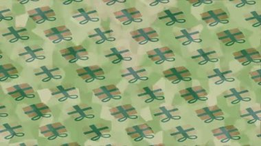 Benzersiz video giriş tasarımı projeleri için detaylı yüzey kalıbı film animasyon stili grafik girişi