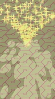 Yaratıcı video düzenleme film arkaplan tasarımı için minimalist organik hareket grafikleri