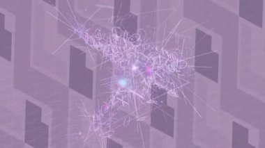 Yaratıcı video düzenleme film arkaplan tasarımı için minimalist organik hareket grafikleri