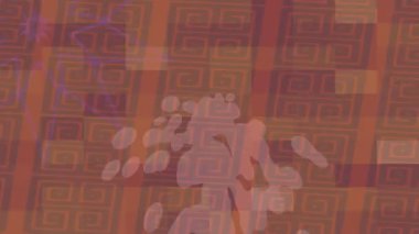 Lüks hareket projeleri için soyut tasarım stili animasyonu olan üst düzey dijital doku