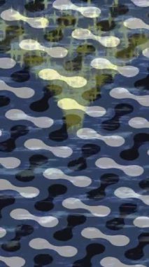 Soyut hareket desenli fütüristik video üretimi için dinamik dijital arkaplan