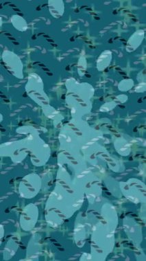 Benzersiz dijital animasyon tarzı grafikleri olan yaratıcı ortam tasarımı için yenilikçi hareket dokusu