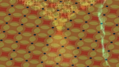 Benzersiz video giriş tasarımı projeleri için detaylı yüzey kalıbı film animasyon stili grafik girişi