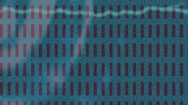 Soyut hareket desenli fütüristik video üretimi için dinamik dijital arkaplan