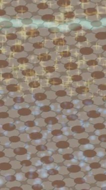 Lüks hareket projeleri için soyut tasarım stili animasyonu olan üst düzey dijital doku