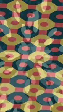 Soyut hareket desenli fütüristik video üretimi için dinamik dijital arkaplan