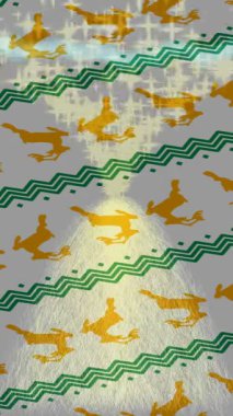 Organik desenli yüzey giriş stili video film sanatı ile soyut arkaplan tasarımı