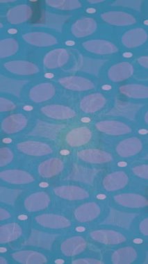 Benzersiz dijital animasyon tarzı grafikleri olan yaratıcı ortam tasarımı için yenilikçi hareket dokusu