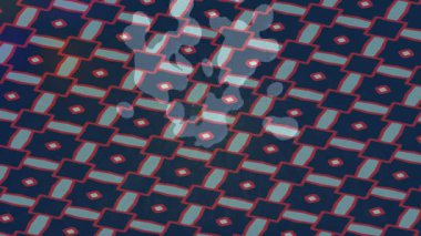 Benzersiz video giriş tasarımı projeleri için detaylı yüzey kalıbı film animasyon stili grafik girişi