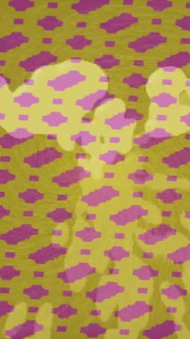 Benzersiz dijital animasyon tarzı grafikleri olan yaratıcı ortam tasarımı için yenilikçi hareket dokusu