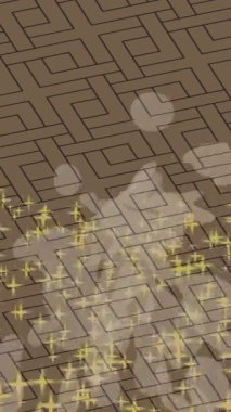 Lüks hareket projeleri için soyut tasarım stili animasyonu olan üst düzey dijital doku