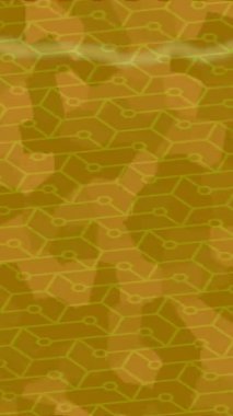 Soyut hareket desenli fütüristik video üretimi için dinamik dijital arkaplan