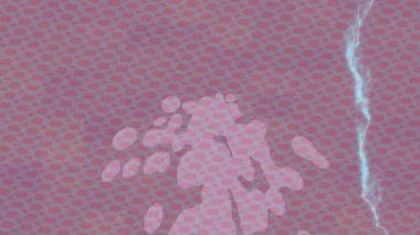 Soyut hareket desenli fütüristik video üretimi için dinamik dijital arkaplan