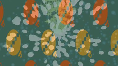 Benzersiz dijital animasyon tarzı grafikleri olan yaratıcı ortam tasarımı için yenilikçi hareket dokusu