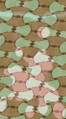 Dijital doku yüzey tasarım biçimi ile modern video animasyonu için gelişmiş hareket grafikleri