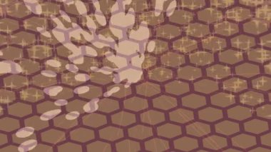 Lüks hareket projeleri için soyut tasarım stili animasyonu olan üst düzey dijital doku