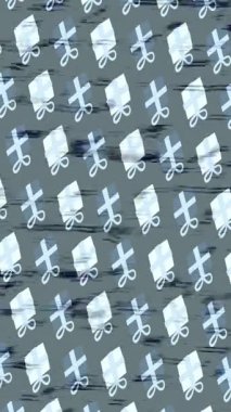 Benzersiz hareket dokusu tasarım sanatı ile profesyonel video düzenleme için modern soyut grafikler