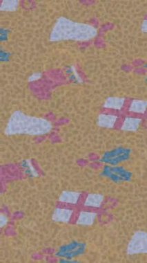 Dijital doku yüzey tasarım biçimi ile modern video animasyonu için gelişmiş hareket grafikleri