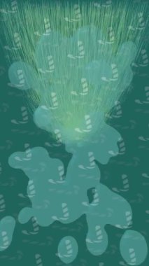 Yaratıcı video düzenleme film tasarımı için benzersiz hareket grafikleri biçimi giriş hareketi video pro