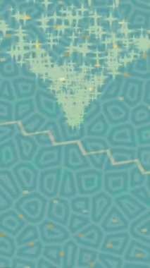 Soyut hareket desenli fütüristik video üretimi için dinamik dijital arkaplan