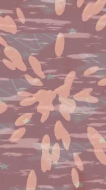 Benzersiz dijital animasyon tarzı grafikleri olan yaratıcı ortam tasarımı için yenilikçi hareket dokusu