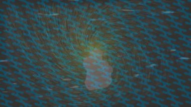 Benzersiz hareket grafikleri tasarım sanatına sahip yaratıcı film üretimi için özet bir arkaplan