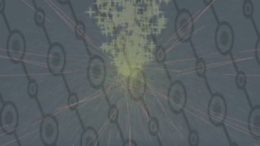 Benzersiz hareket dokusu tasarım sanatı ile profesyonel video düzenleme için modern soyut grafikler