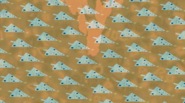 Lüks hareket projeleri için soyut tasarım stili animasyonu olan üst düzey dijital doku