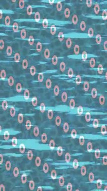 Benzersiz video giriş tasarımı projeleri için detaylı yüzey kalıbı film animasyon stili grafik girişi