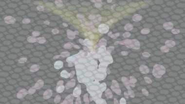 Lüks hareket projeleri için soyut tasarım stili animasyonu olan üst düzey dijital doku