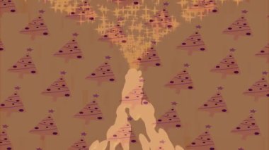 Yaratıcı video düzenleme film arkaplan tasarımı için minimalist organik hareket grafikleri