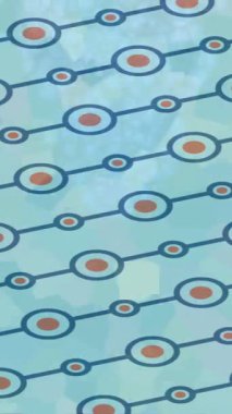 Soyut hareket desenli fütüristik video üretimi için dinamik dijital arkaplan