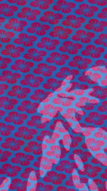 Benzersiz dijital animasyon tarzı grafikleri olan yaratıcı ortam tasarımı için yenilikçi hareket dokusu