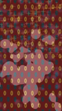 Benzersiz video giriş tasarımı projeleri için detaylı yüzey kalıbı film animasyon stili grafik girişi