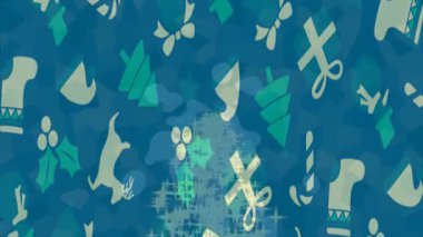 Benzersiz dijital animasyon tarzı grafikleri olan yaratıcı ortam tasarımı için yenilikçi hareket dokusu