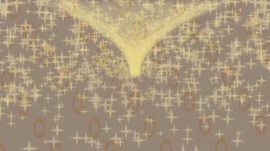 Benzersiz dijital animasyon tarzı grafikleri olan yaratıcı ortam tasarımı için yenilikçi hareket dokusu