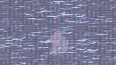 Organik desenli yüzey giriş stili video film sanatı ile soyut arkaplan tasarımı