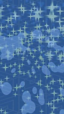 Soyut hareket desenli fütüristik video üretimi için dinamik dijital arkaplan