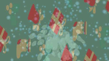 Benzersiz hareket grafikleri tasarım sanatına sahip yaratıcı film üretimi için özet bir arkaplan